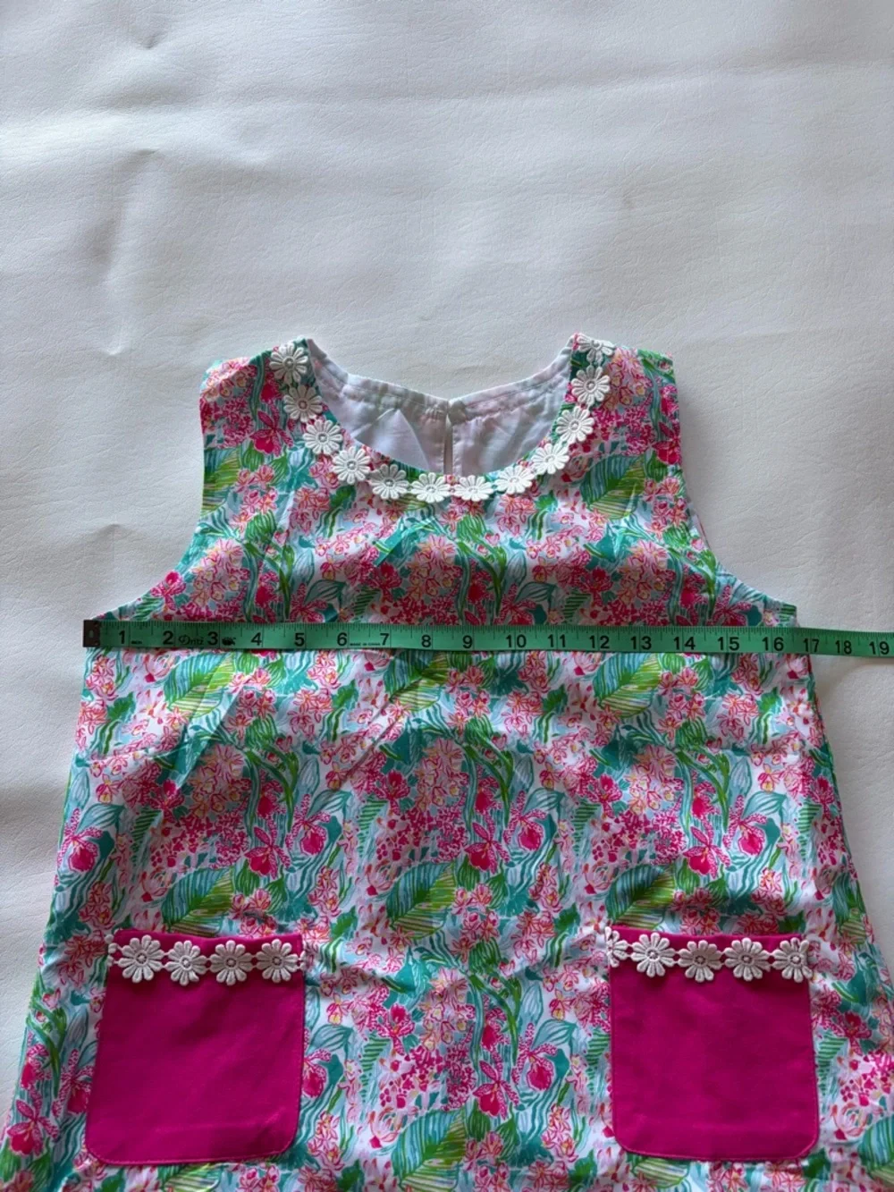 Lilly Inspired Girls’ Dress Sz 10-12 Floral Coastal Preppy - Picture 5 of 8